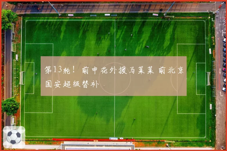 第13轮!前申花外援马莱莱 前北京国安超级替补